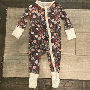Caden Lane Floral Footie Pajamas